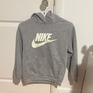 Boys Nike Gray Hoodie